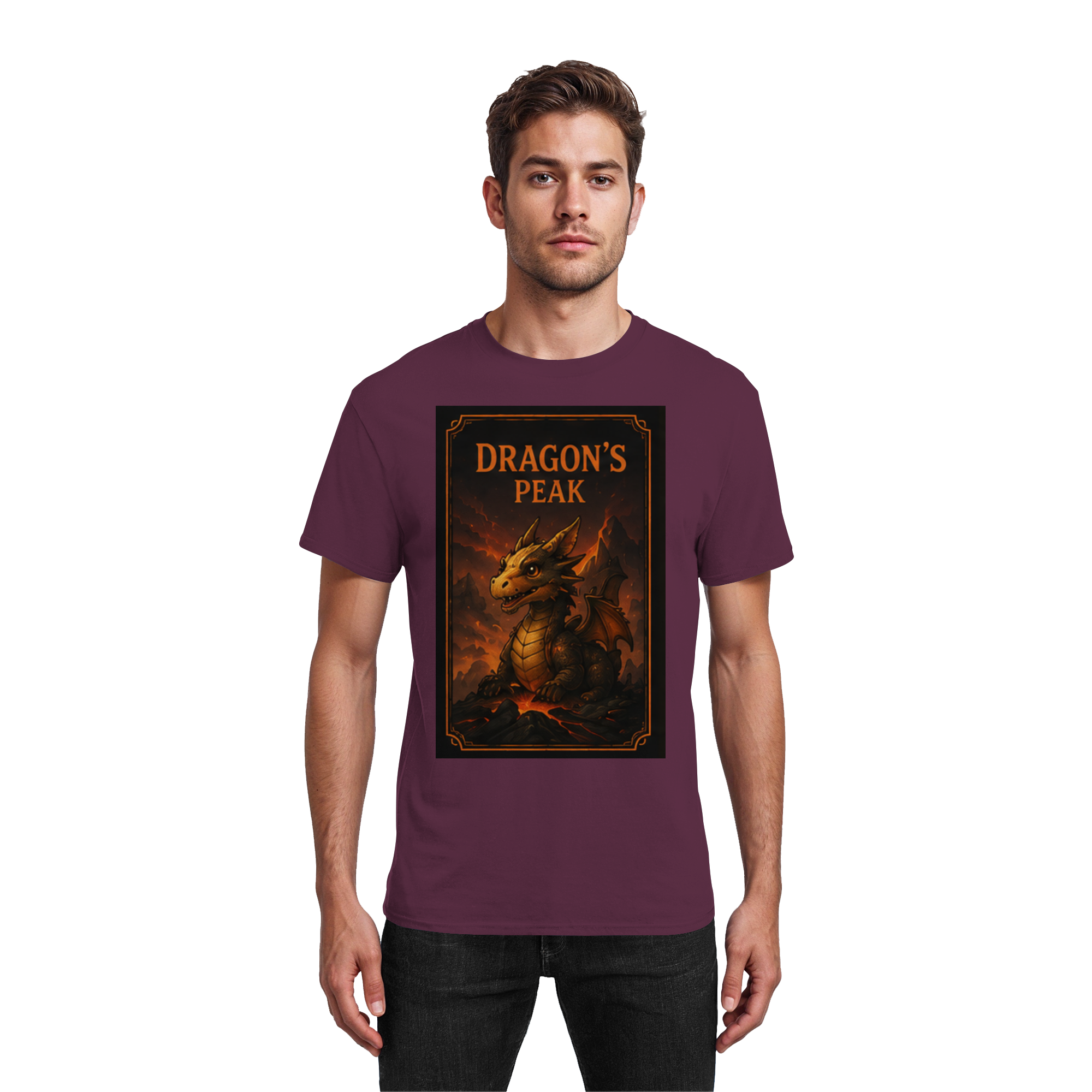 Dragon´s Peak - Heavy Cotton T-Shirt