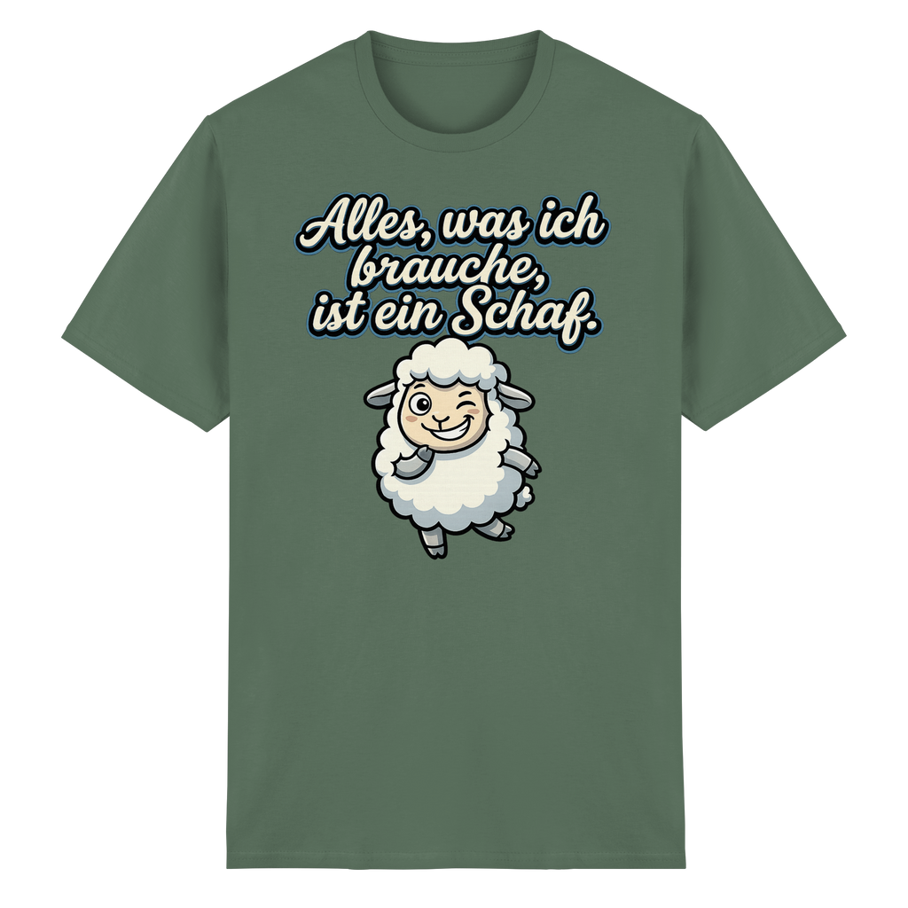 Alles, was ich brauche, ist ein Schaf!  - Heavy Cotton T-Shirt