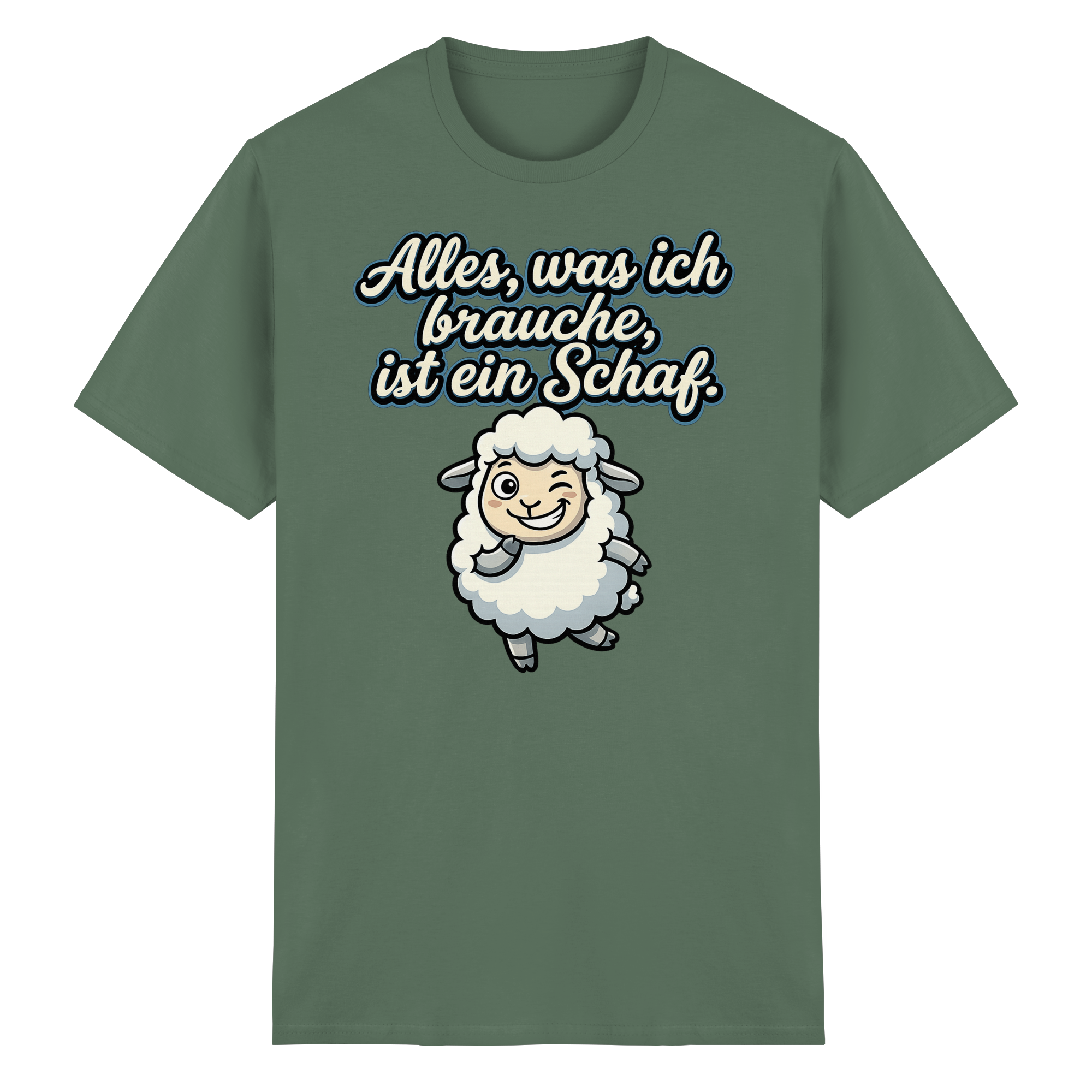 Alles, was ich brauche, ist ein Schaf!  - Heavy Cotton T-Shirt