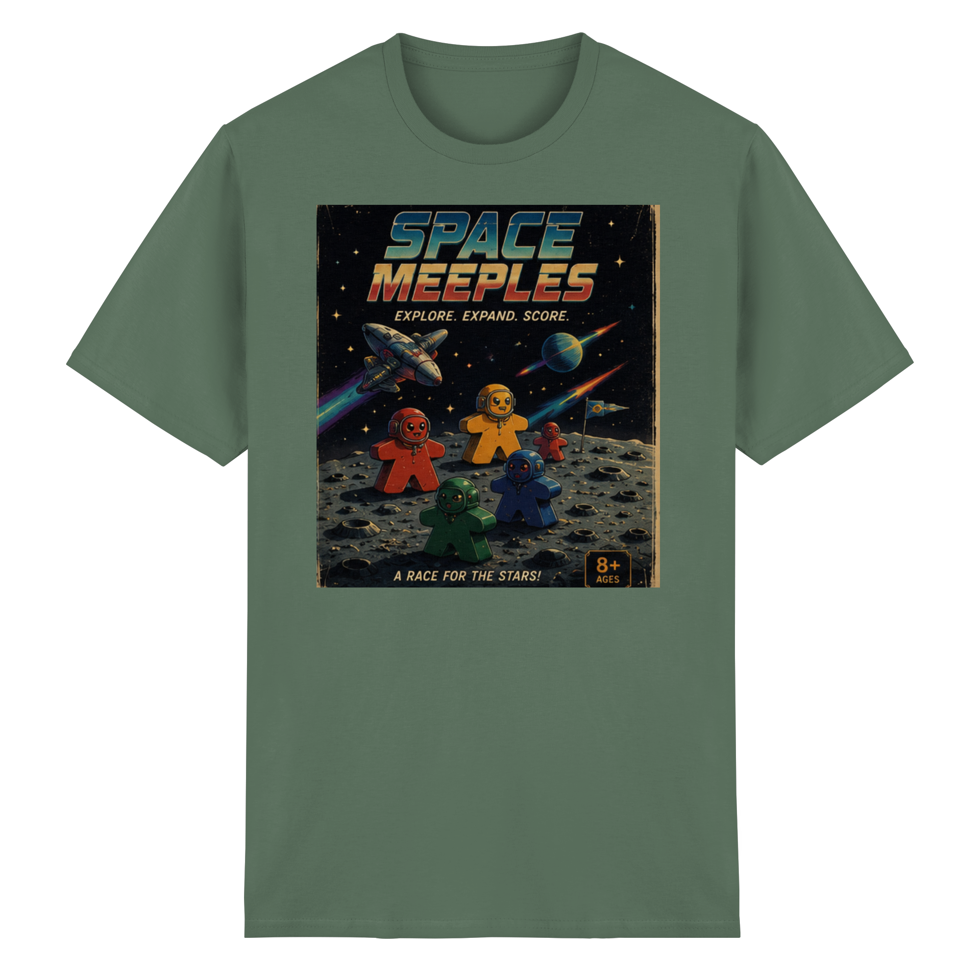 Space Maples - Heavy Cotton T-Shirt