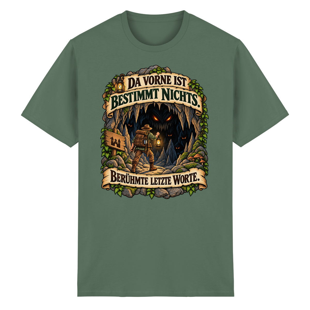 Da vorne ist bestimmt nichts - Heavy Cotton T-Shirt
