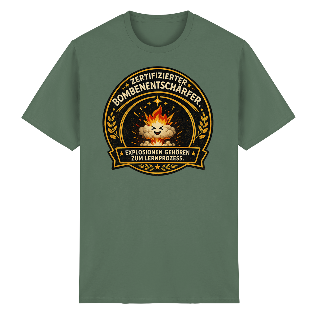 Zertifizierter Bombenentschärfer - Heavy Cotton T-Shirt