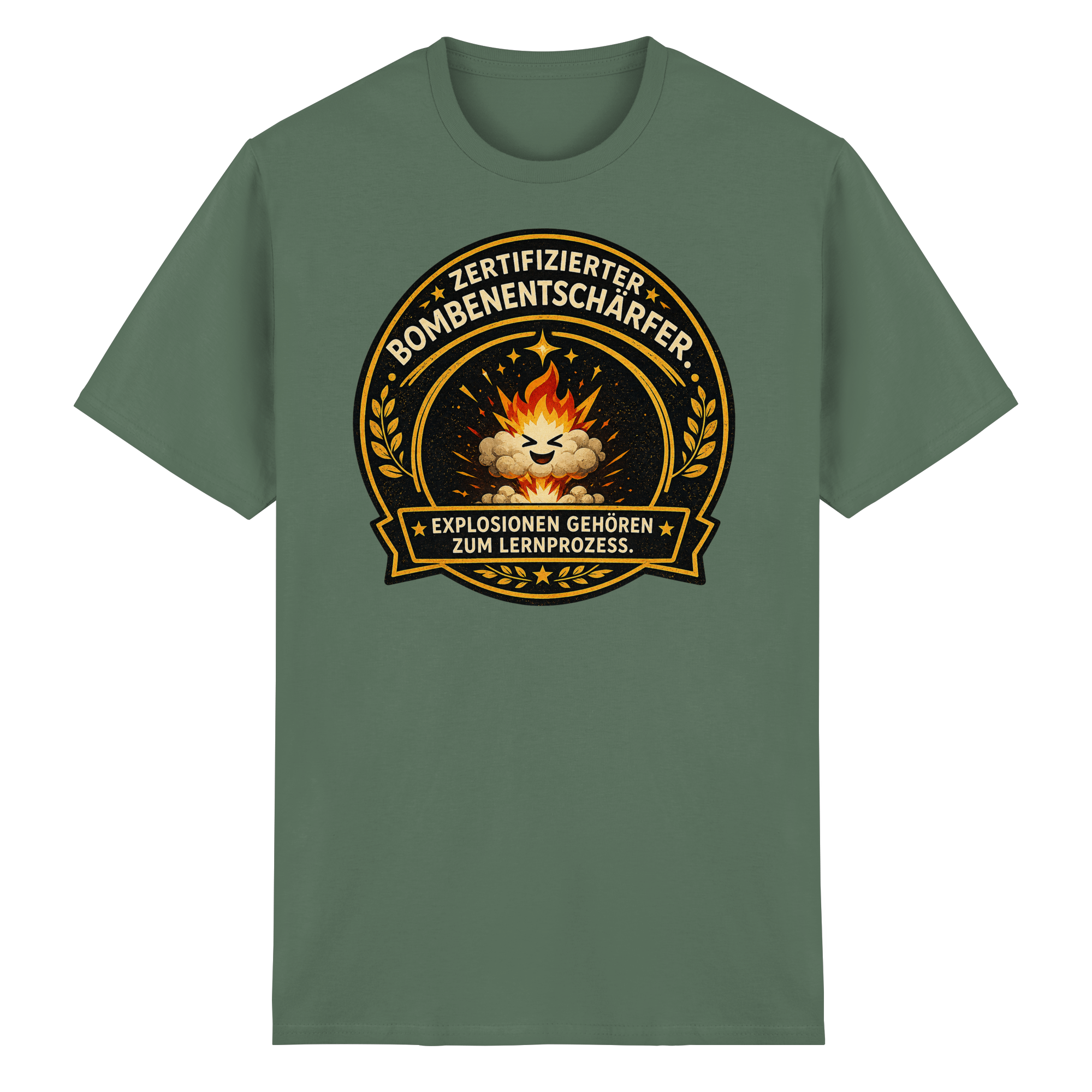 Zertifizierter Bombenentschärfer - Heavy Cotton T-Shirt