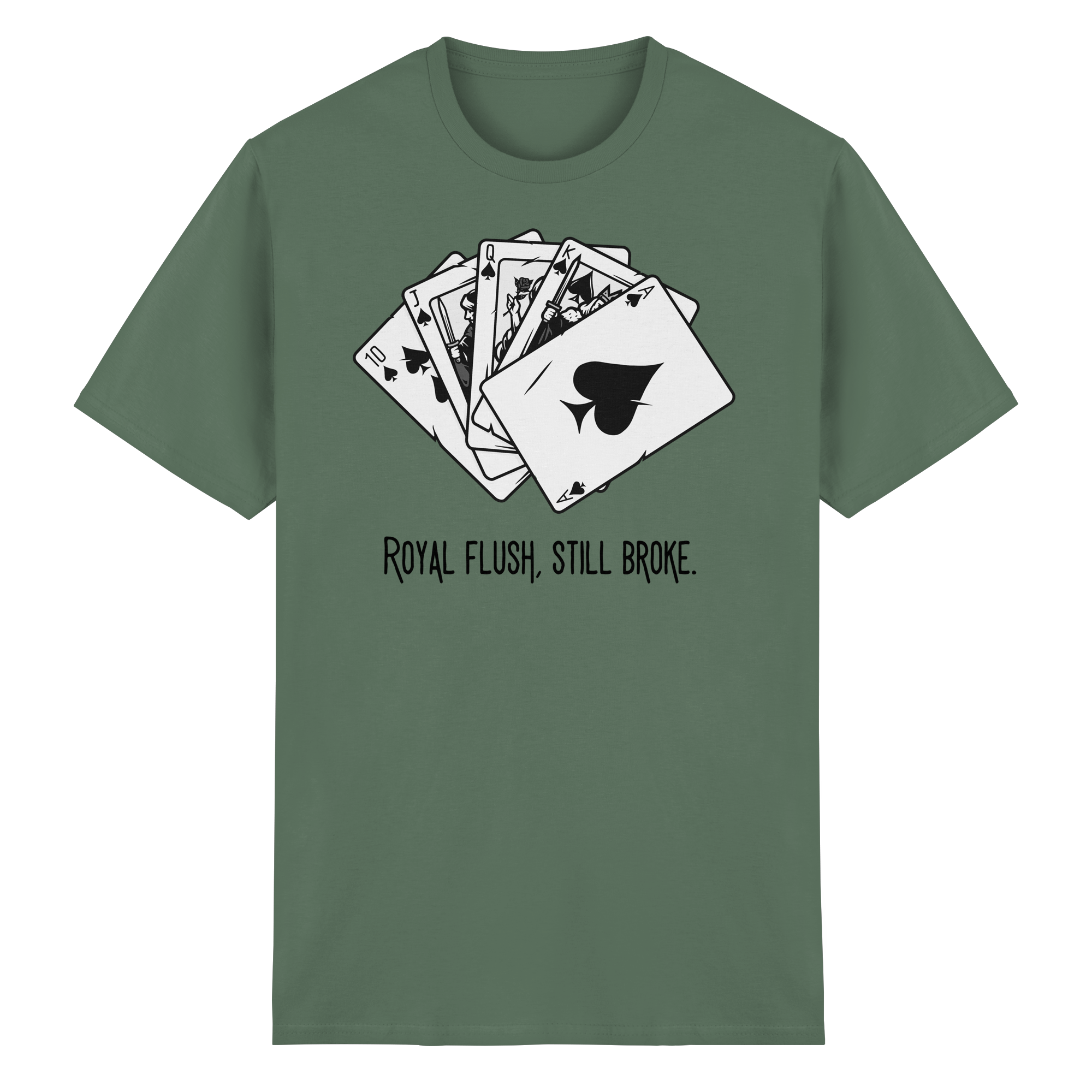 Ace Up My Sleeve - Heavy Cotton T-Shirt