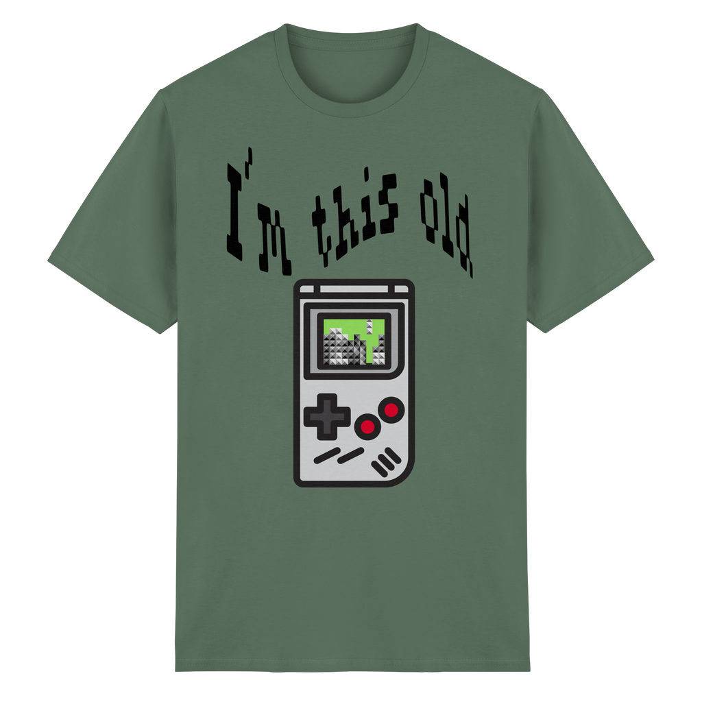 Retro Handheld - Heavy Cotton T-Shirt