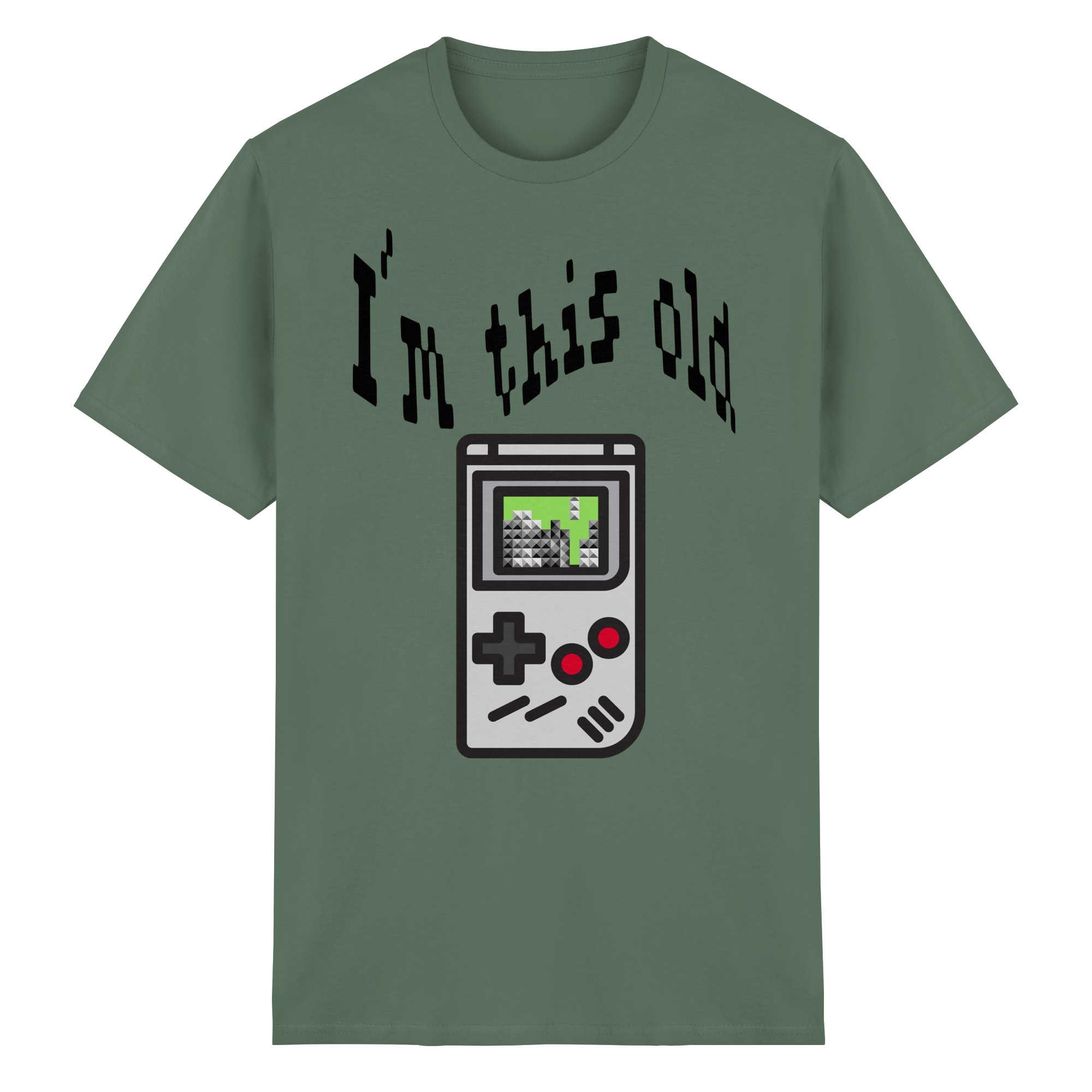 Retro Handheld - Heavy Cotton T-Shirt