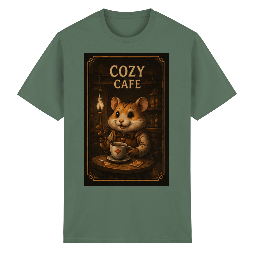 Cozy Café - Heavy Cotton T-Shirt