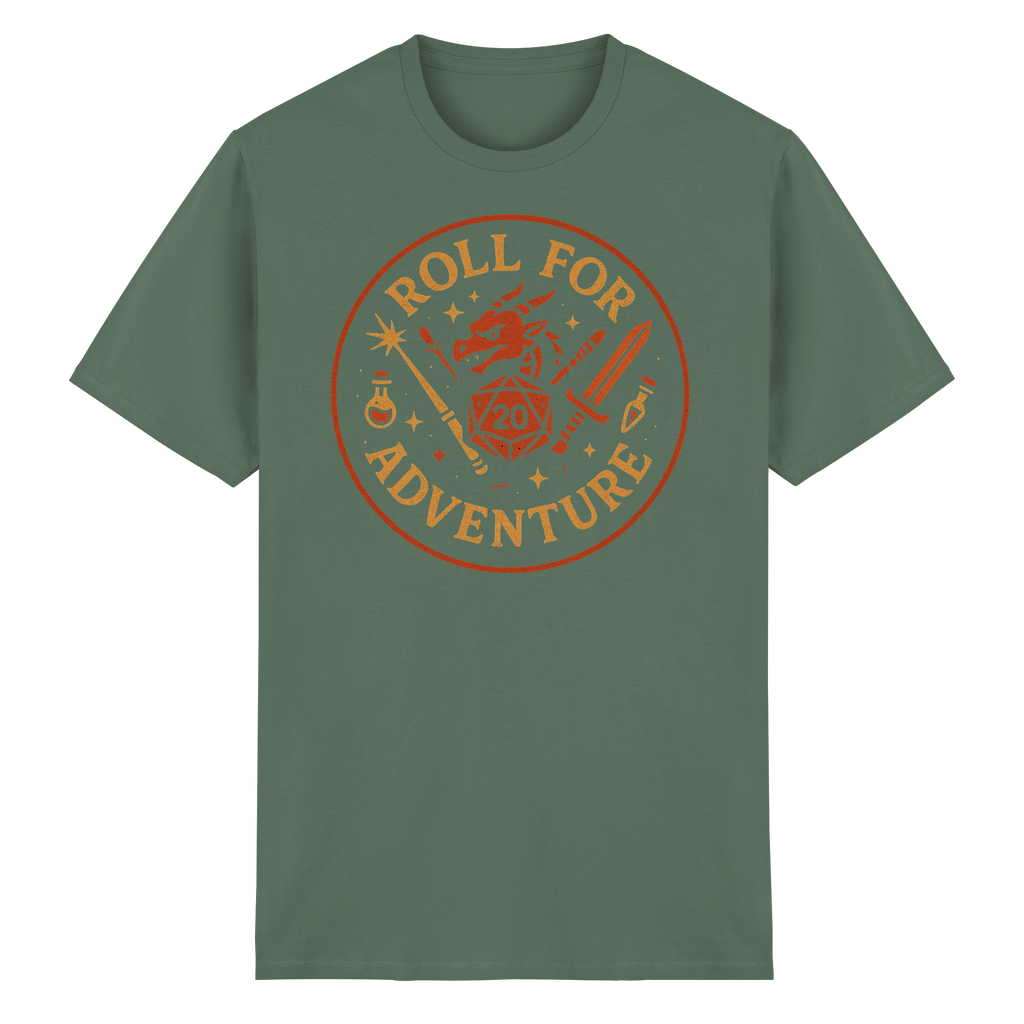 Roll for Adventure - Heavy Cotton T-Shirt