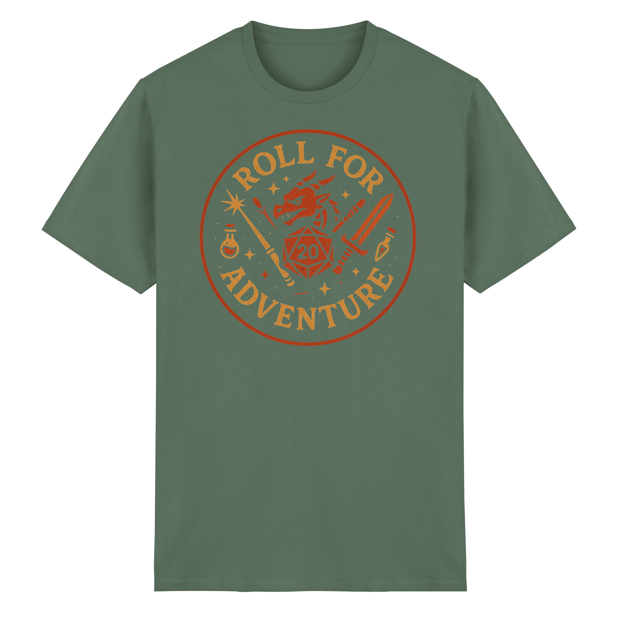 Roll for Adventure - Heavy Cotton T-Shirt