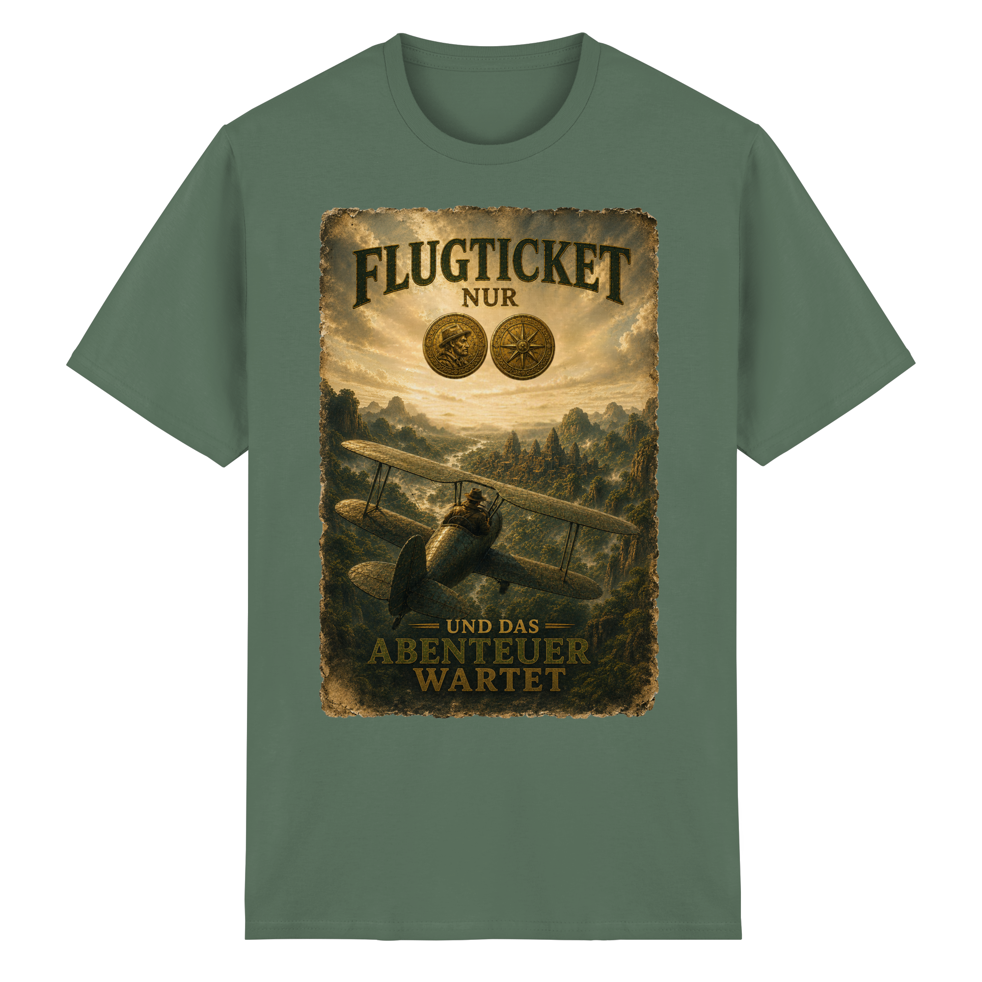 Adventure Ticket - Heavy Cotton T-Shirt