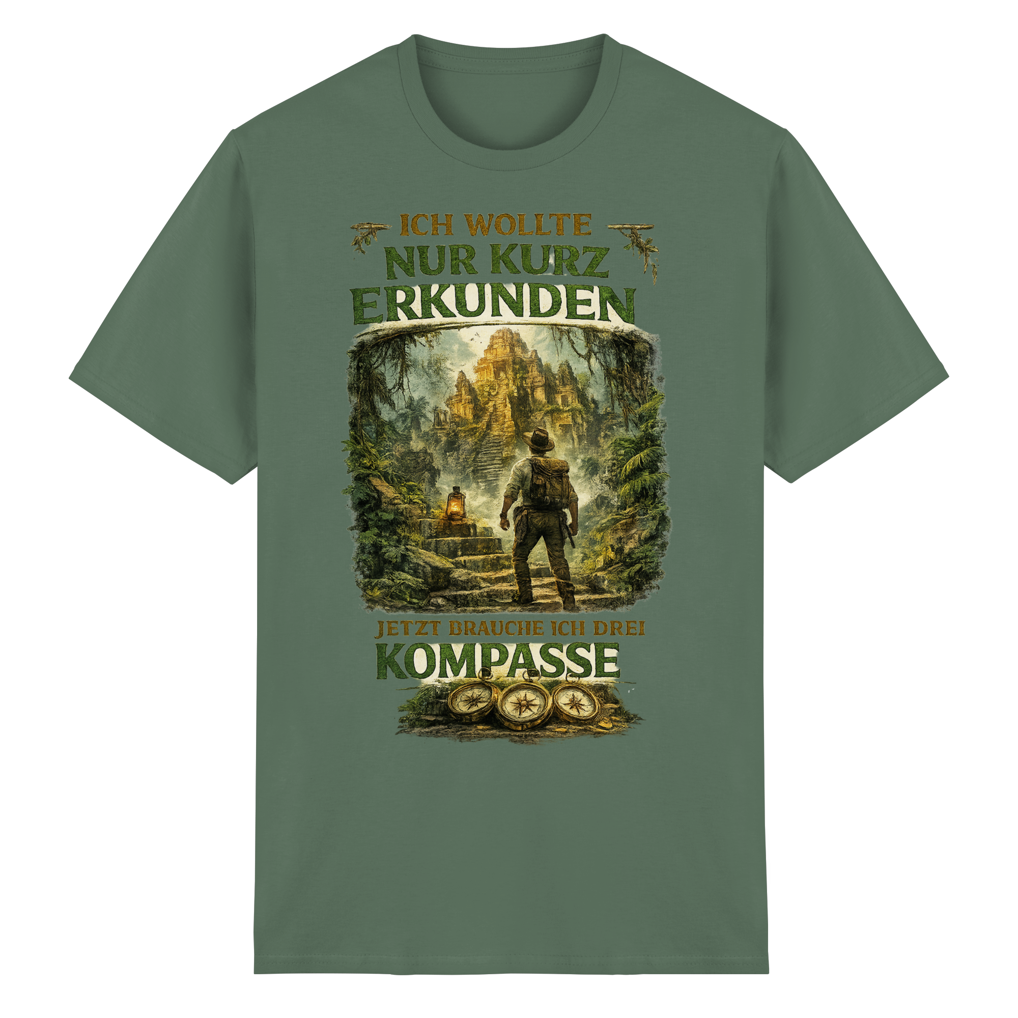 Nur kurz erkunden - Heavy Cotton T-Shirt