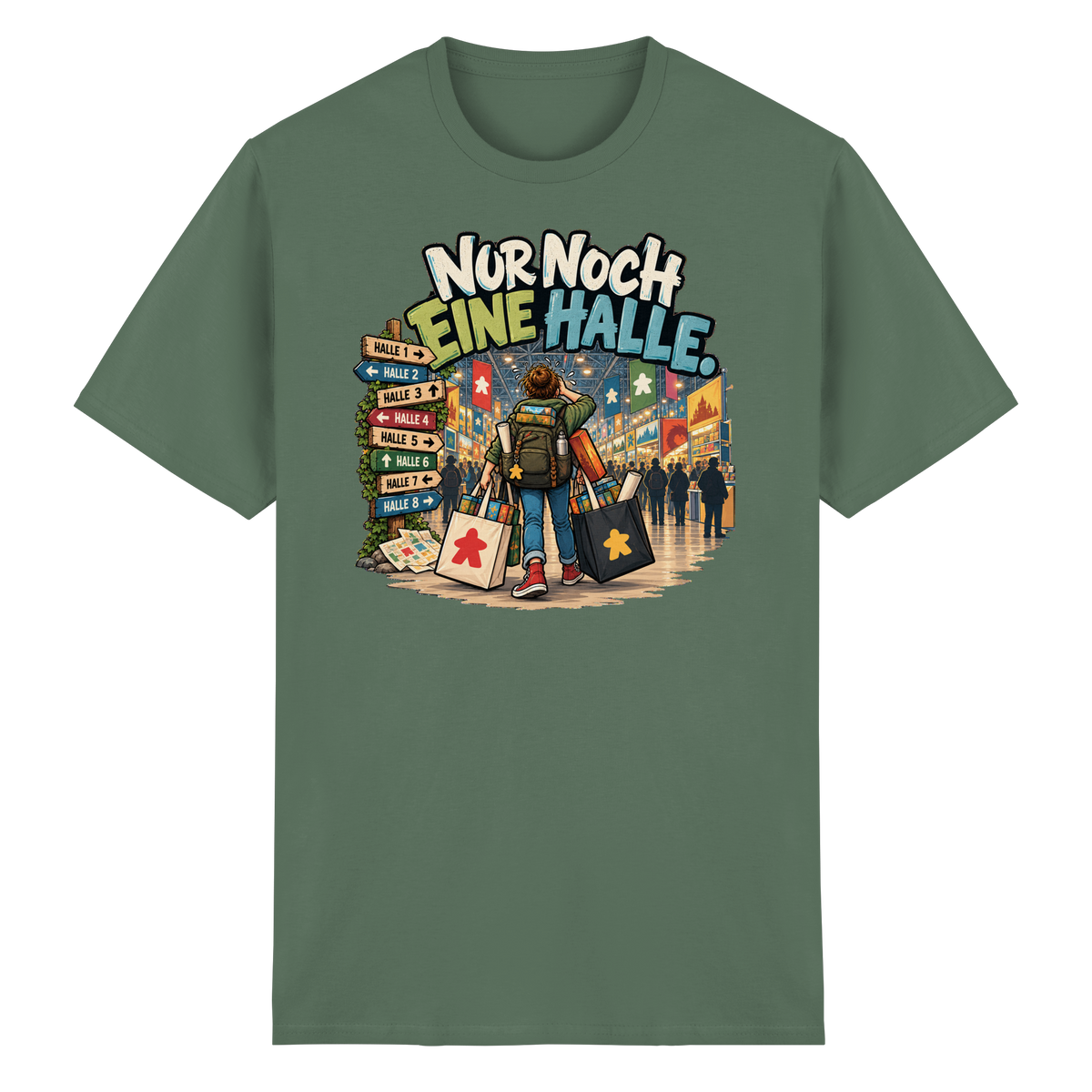 Nur noch eine Halle - Heavy Cotton T-Shirt