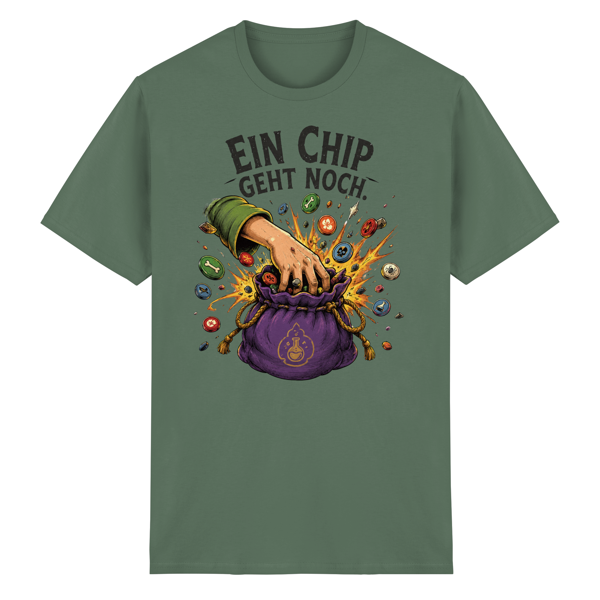 Ein Chip geht noch - Heavy Cotton T-Shirt