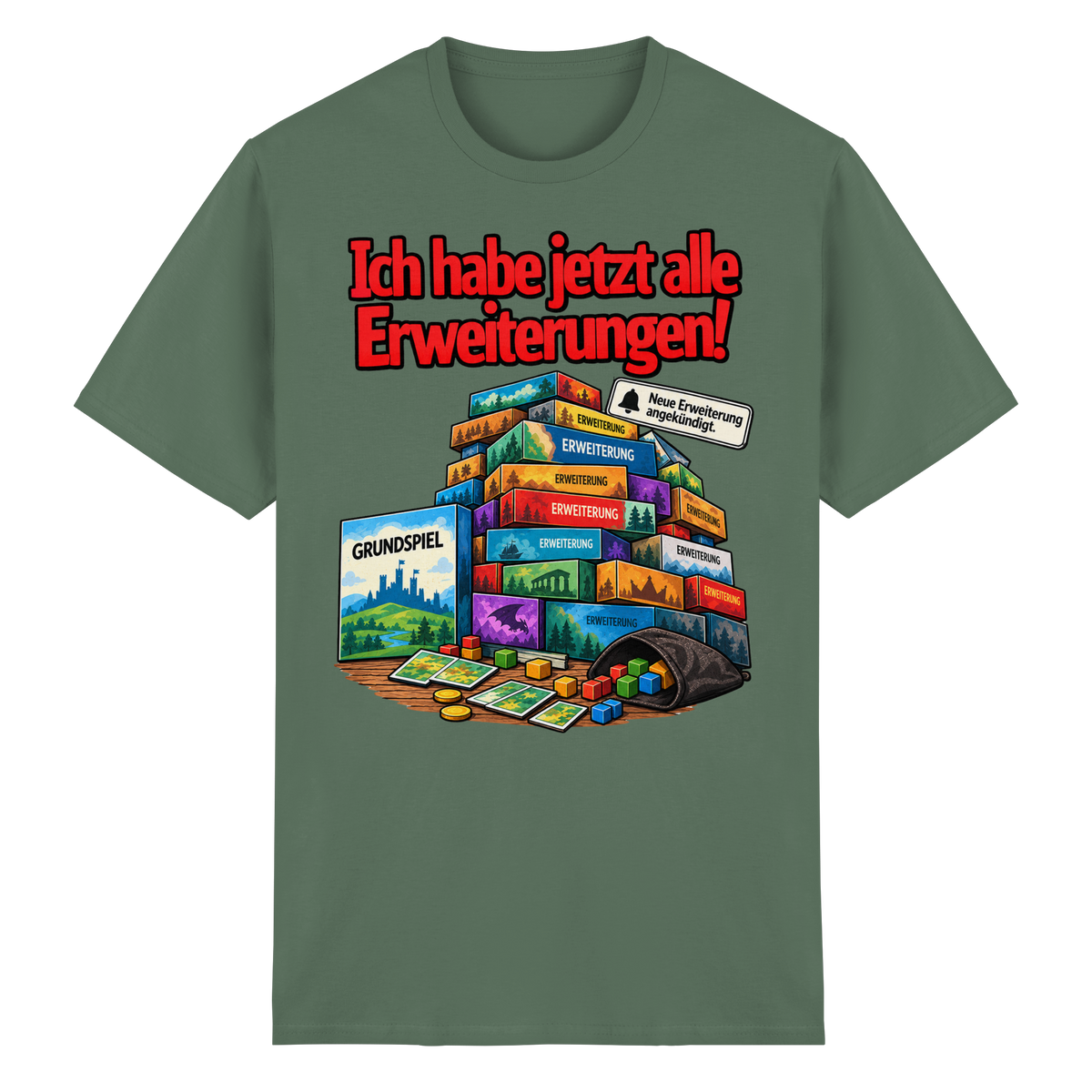 Ich hab jetzt alle Erweiterungen - Heavy Cotton T-Shirt