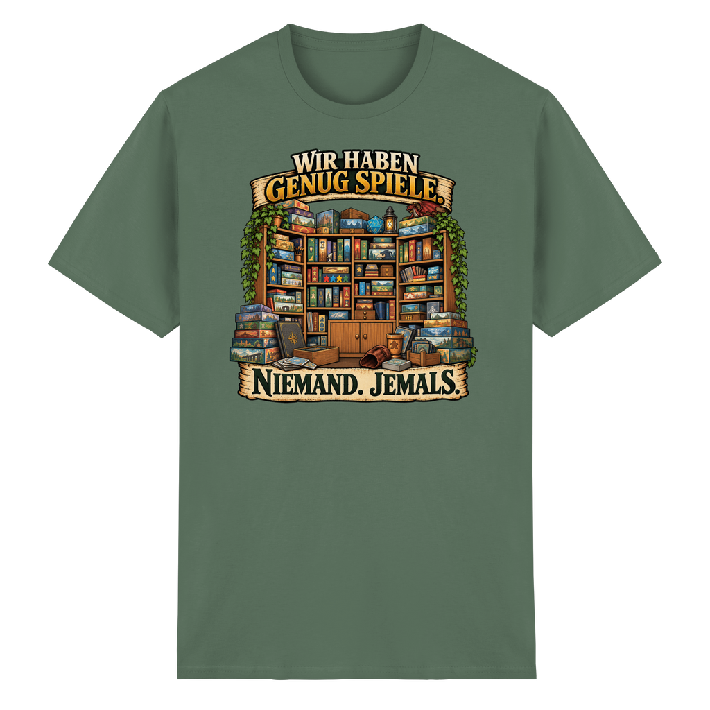 Wir haben genug Spiele - Heavy Cotton T-Shirt