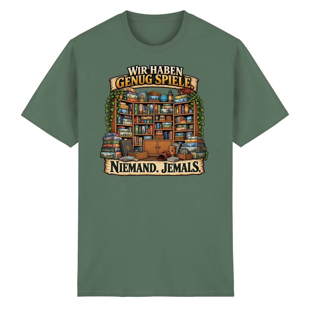 Wir haben genug Spiele - Heavy Cotton T-Shirt
