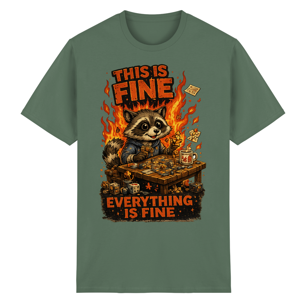 This Is Fine Club! - Heavy Cotton T-Shirt