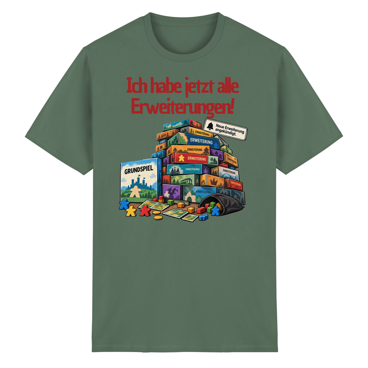 Ich hab jetzt alle Erweiterungen - Heavy Cotton T-Shirt