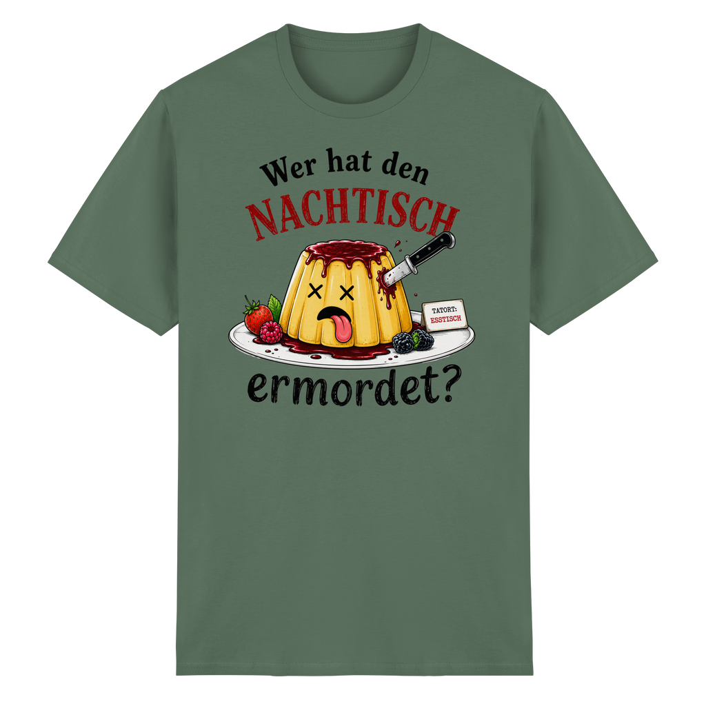 Wer hat den Nachtisch ermordet? - Heavy Cotton T-Shirt