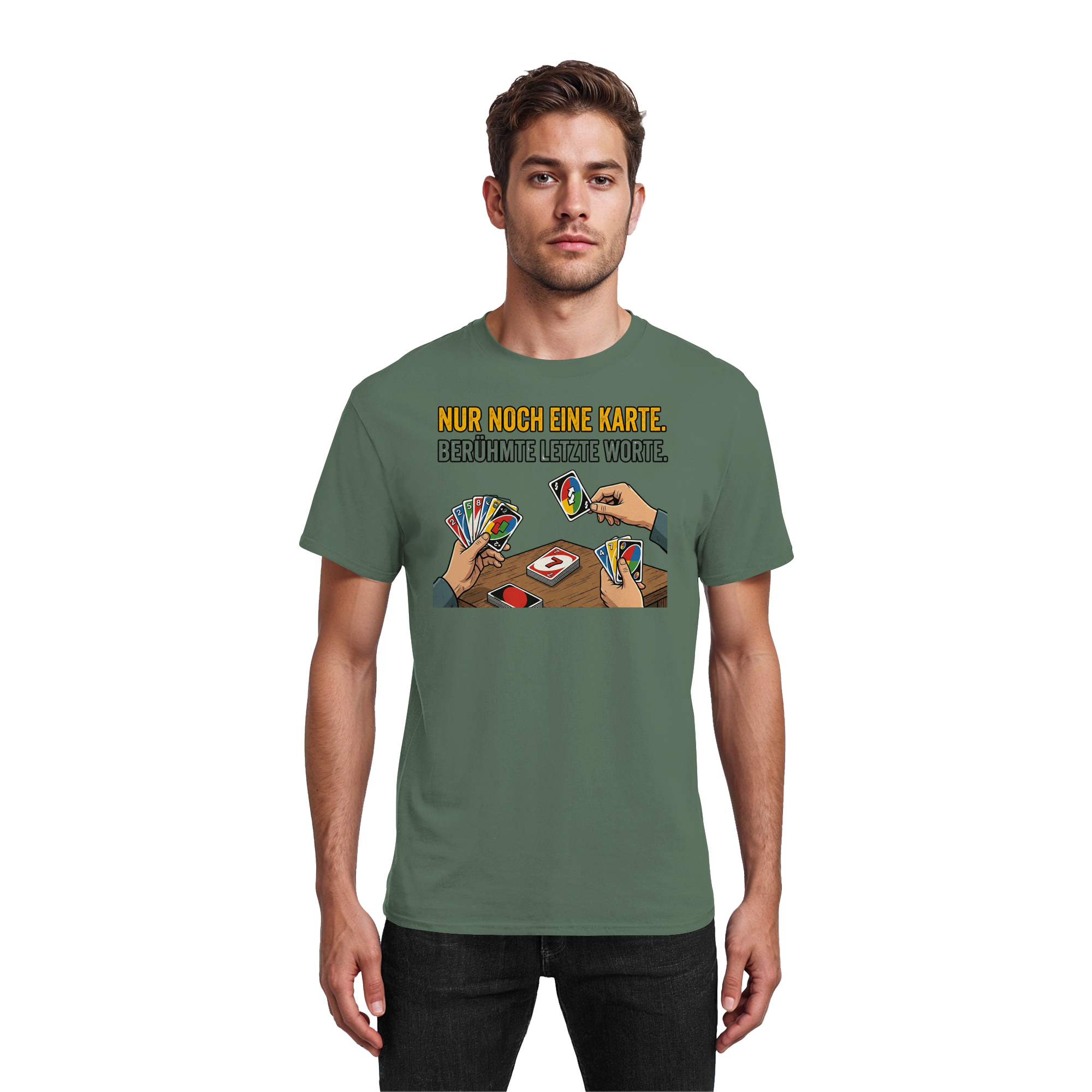 Nur noch eine Karte! - Heavy Cotton T-Shirt