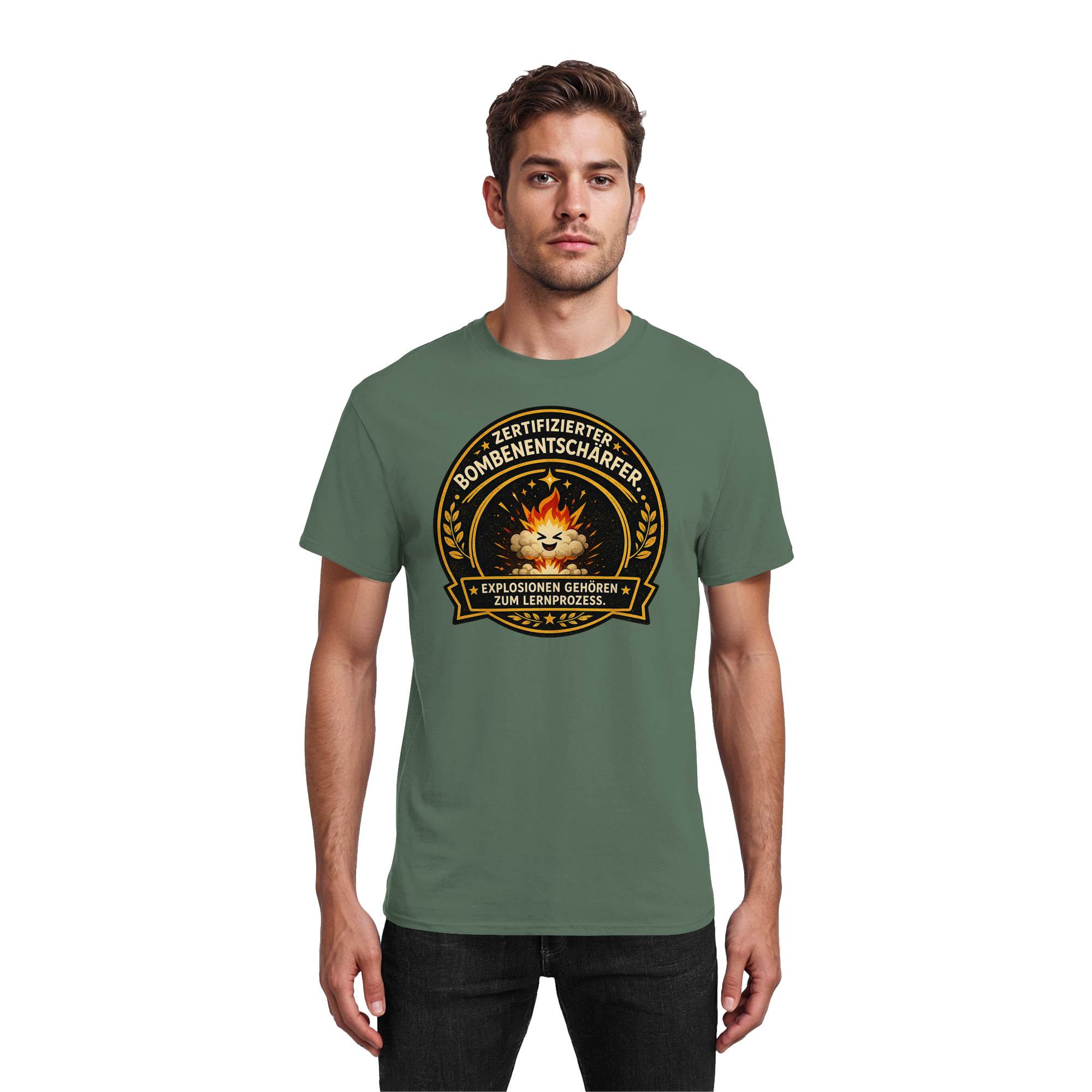 Zertifizierter Bombenentschärfer - Heavy Cotton T-Shirt