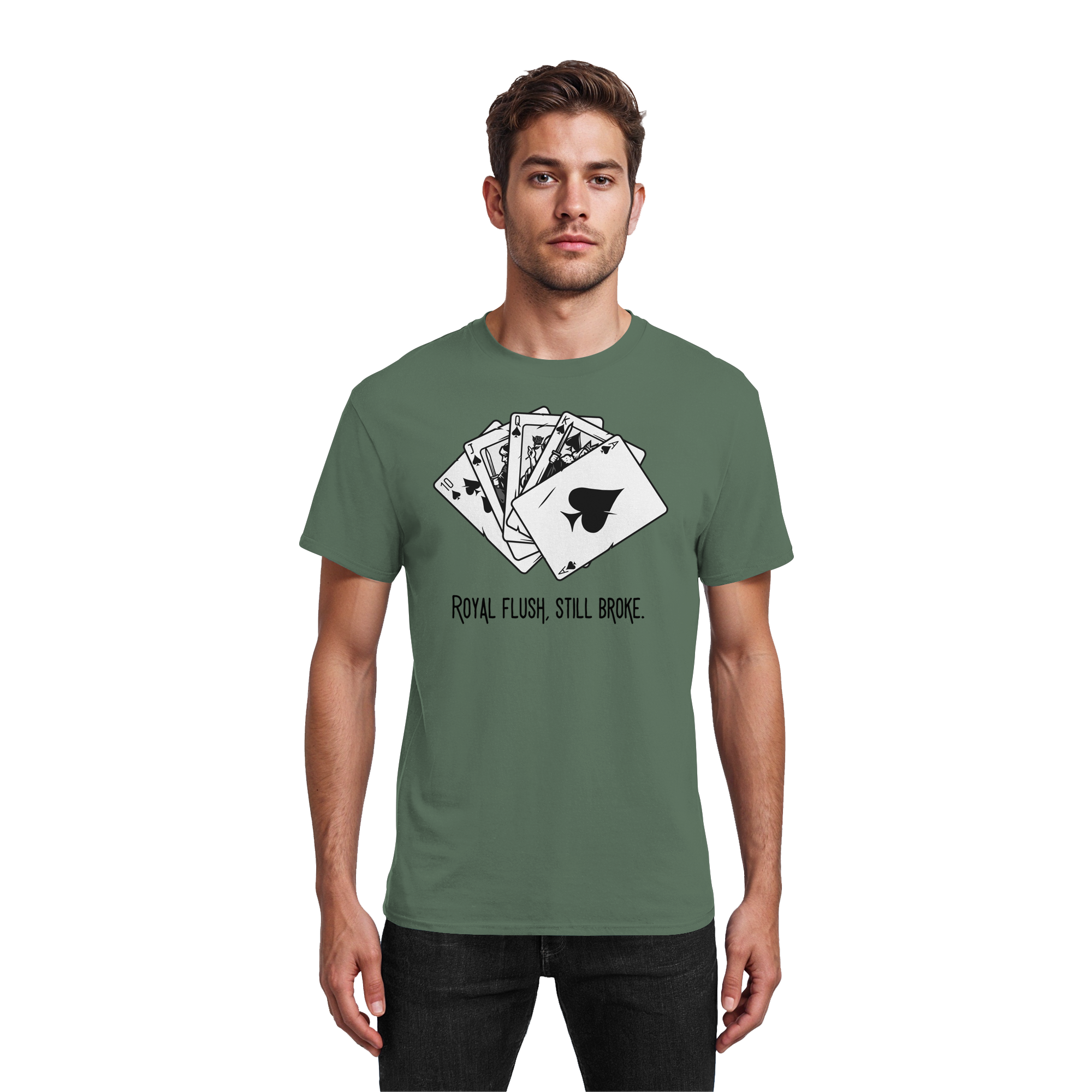 Ace Up My Sleeve - Heavy Cotton T-Shirt
