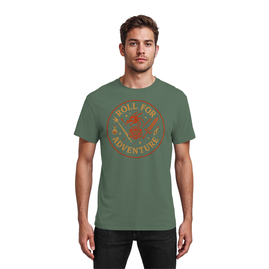 Roll for Adventure - Heavy Cotton T-Shirt