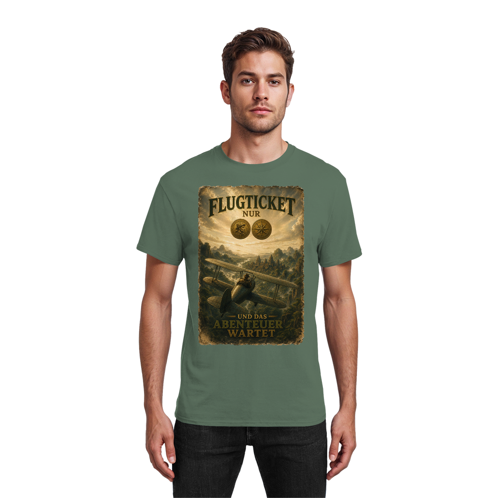 Adventure Ticket - Heavy Cotton T-Shirt