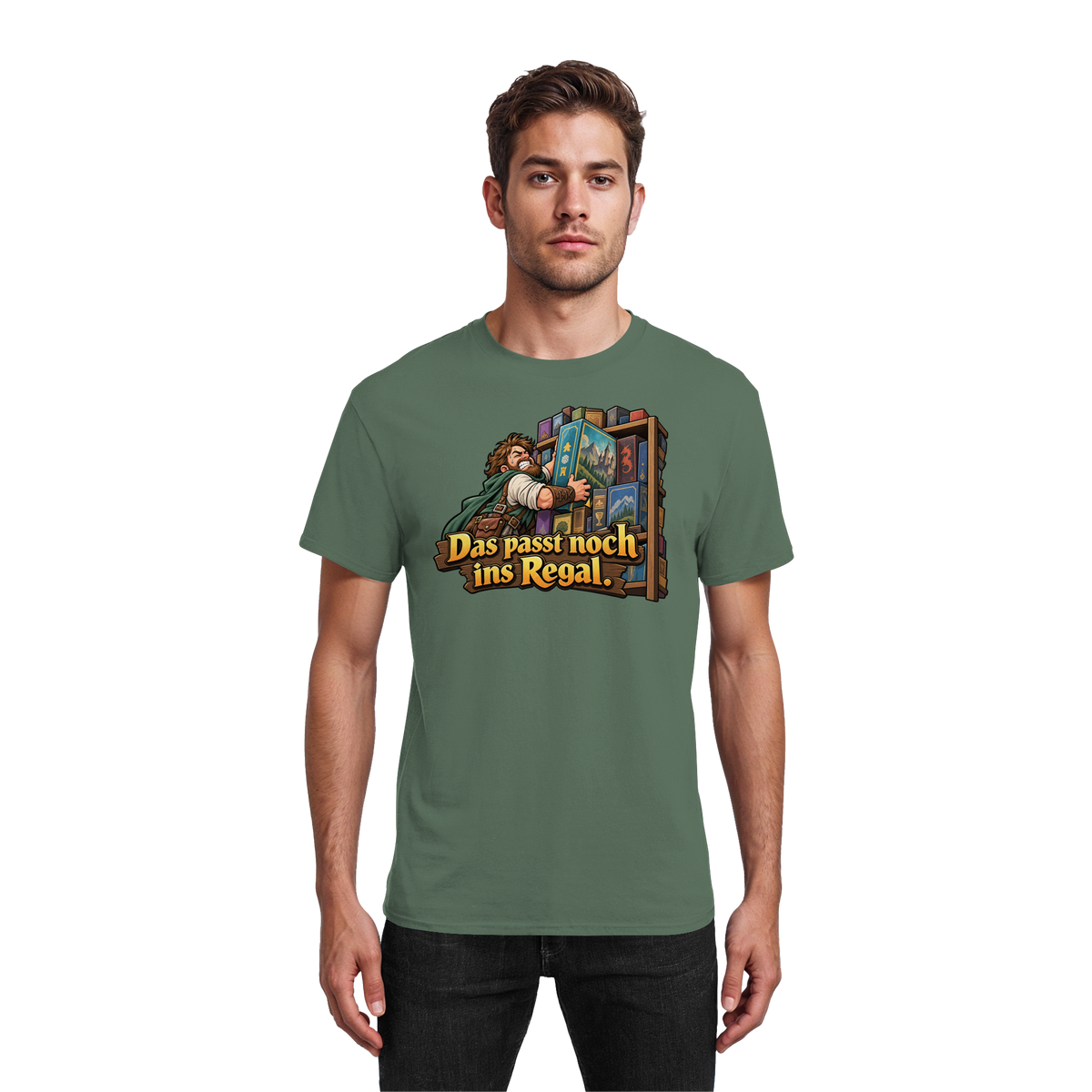 Das passt noch ins Regal - Heavy Cotton T-Shirt