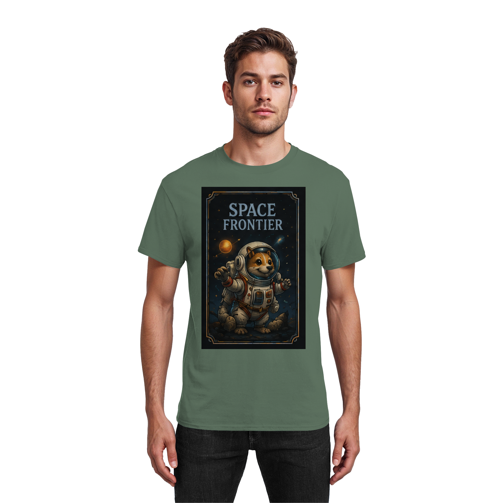 Space Frontier - Heavy Cotton T-Shirt