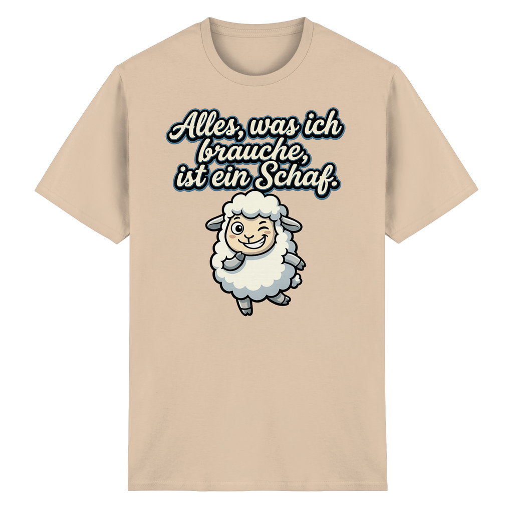 Alles, was ich brauche, ist ein Schaf!  - Heavy Cotton T-Shirt