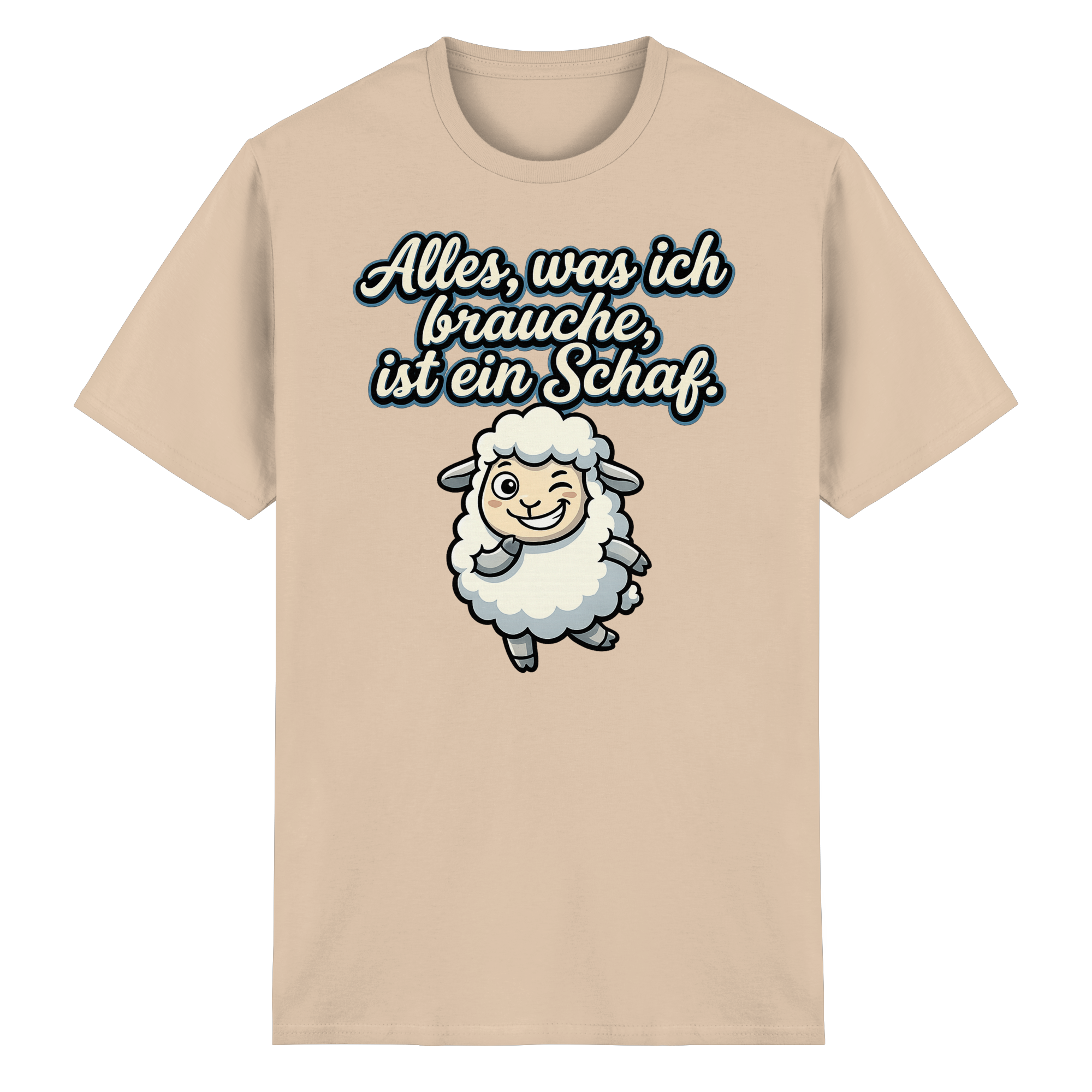Alles, was ich brauche, ist ein Schaf!  - Heavy Cotton T-Shirt