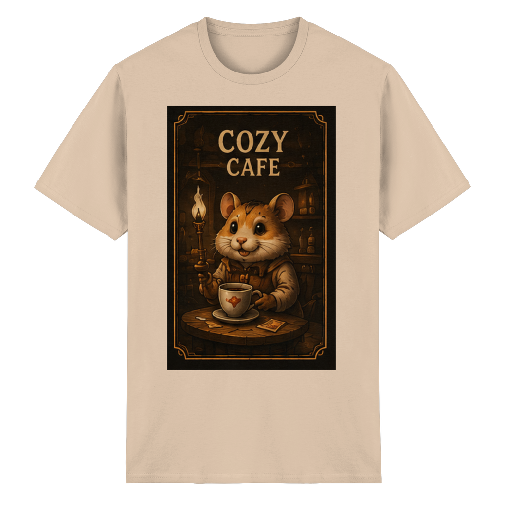 Cozy Café - Heavy Cotton T-Shirt