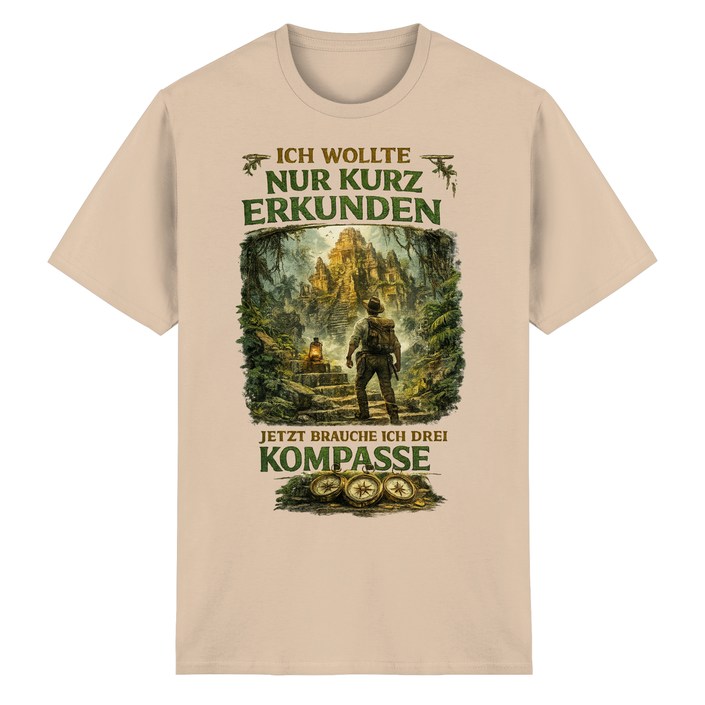 Nur kurz erkunden - Heavy Cotton T-Shirt