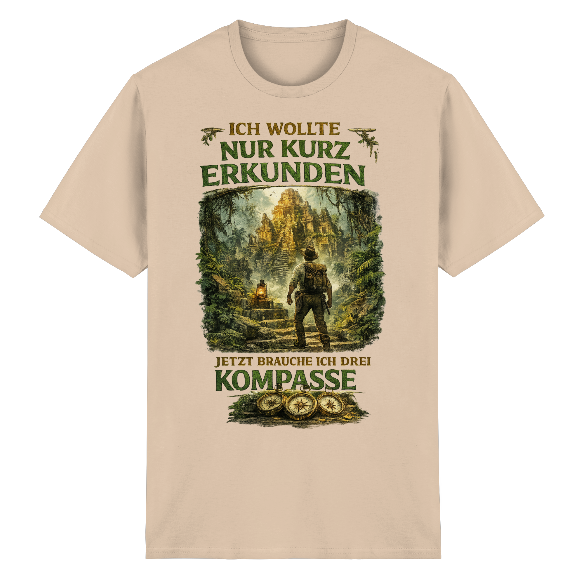 Nur kurz erkunden - Heavy Cotton T-Shirt