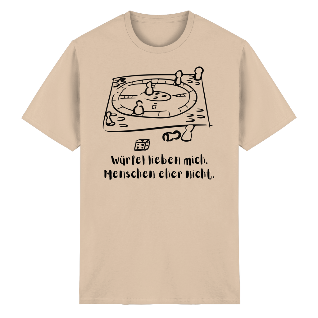 Würfel lieben mich. Menschen eher nicht. - Heavy Cotton T-Shirt