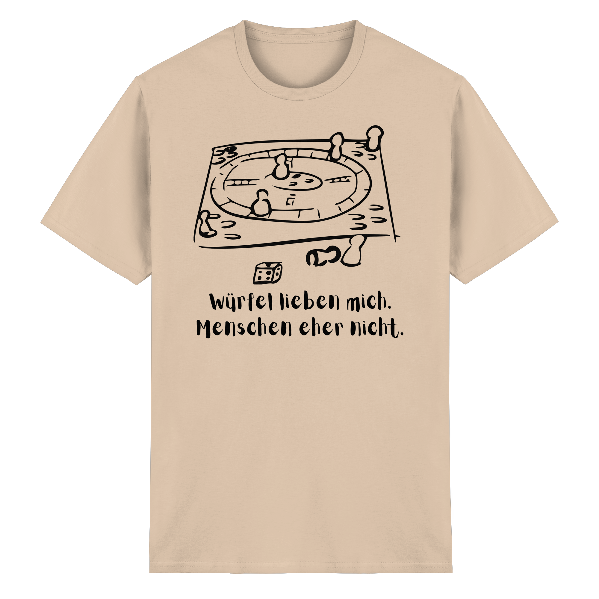 Würfel lieben mich. Menschen eher nicht. - Heavy Cotton T-Shirt