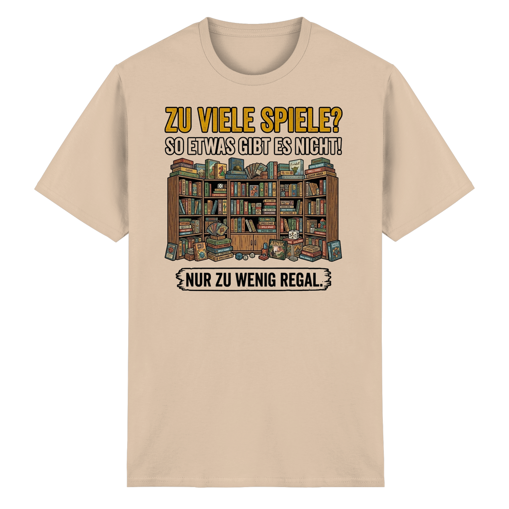 Zu viele Spiele? Zu wenig Regal.  - Heavy Cotton T-Shirt