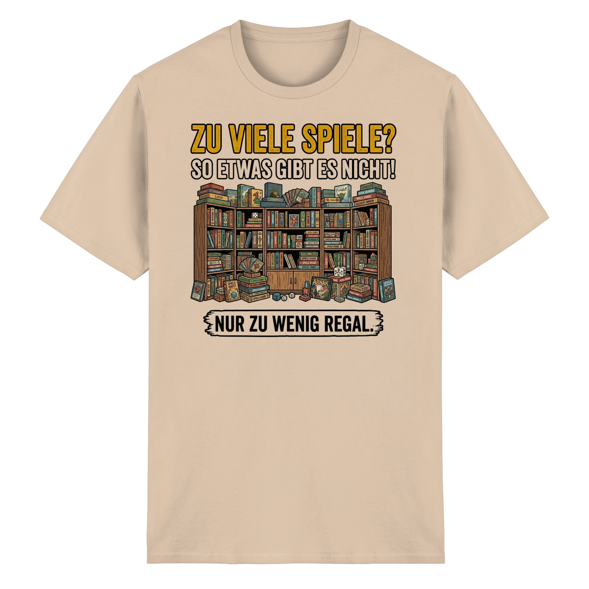 Zu viele Spiele? Zu wenig Regal.  - Heavy Cotton T-Shirt