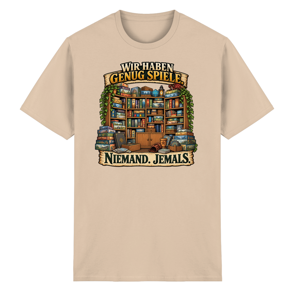 Wir haben genug Spiele - Heavy Cotton T-Shirt