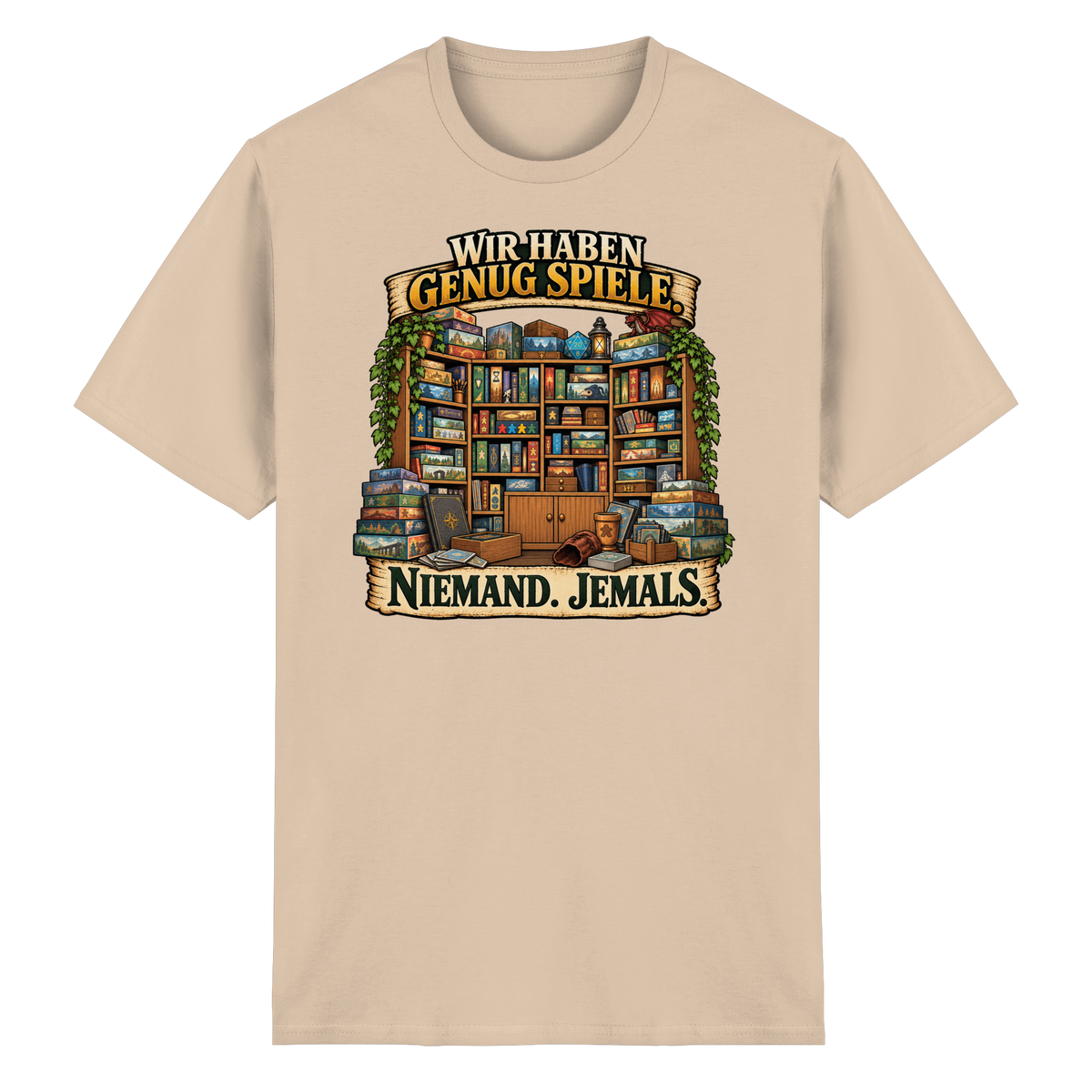 Wir haben genug Spiele - Heavy Cotton T-Shirt