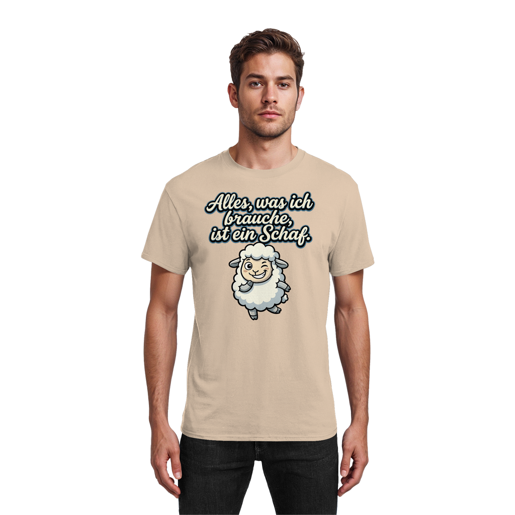 Alles, was ich brauche, ist ein Schaf!  - Heavy Cotton T-Shirt