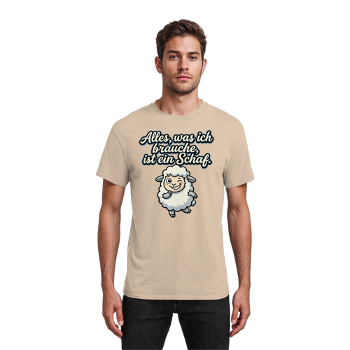 Alles, was ich brauche, ist ein Schaf!  - Heavy Cotton T-Shirt