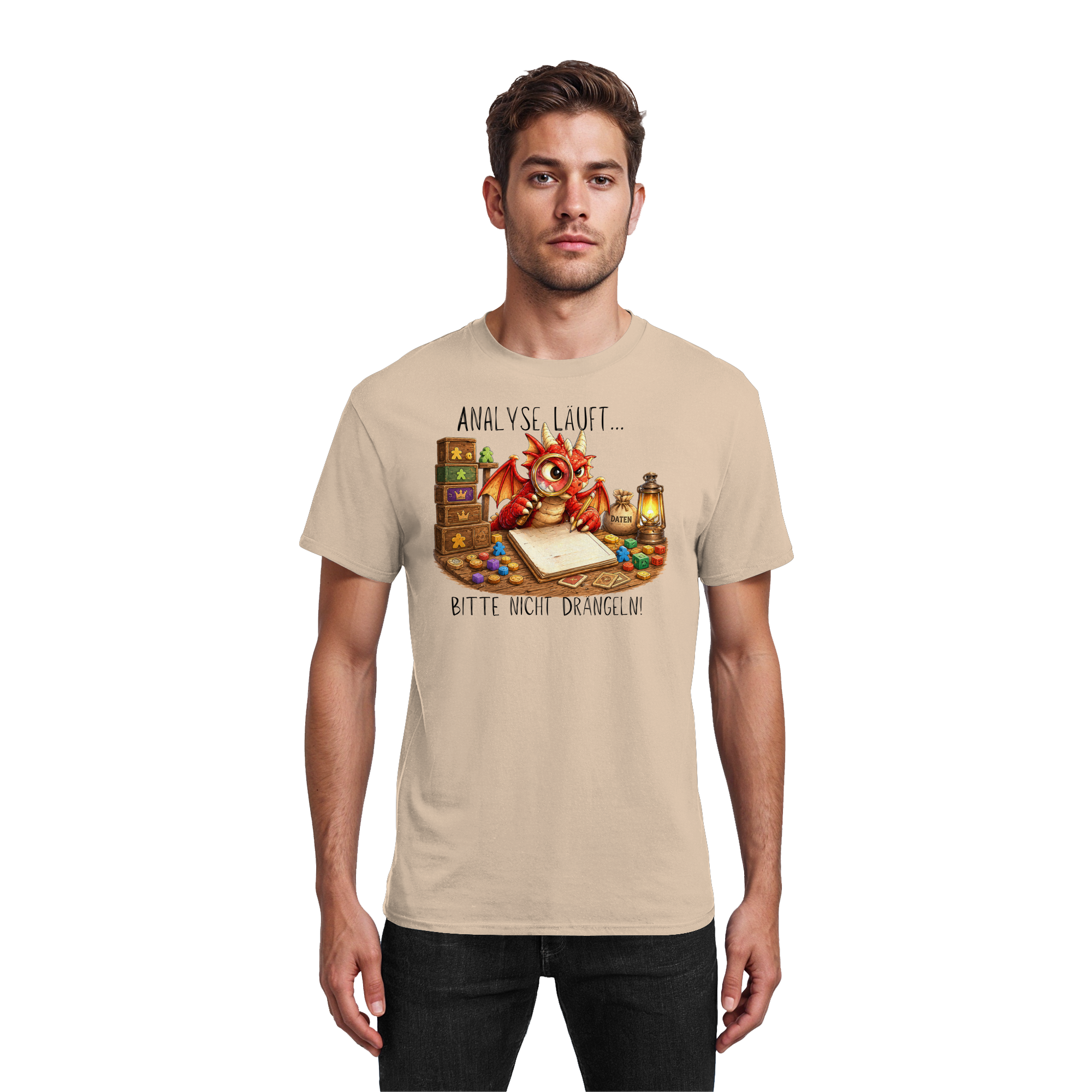 Analyse läuft. Bitte nicht drängeln. - Heavy Cotton T-Shirt