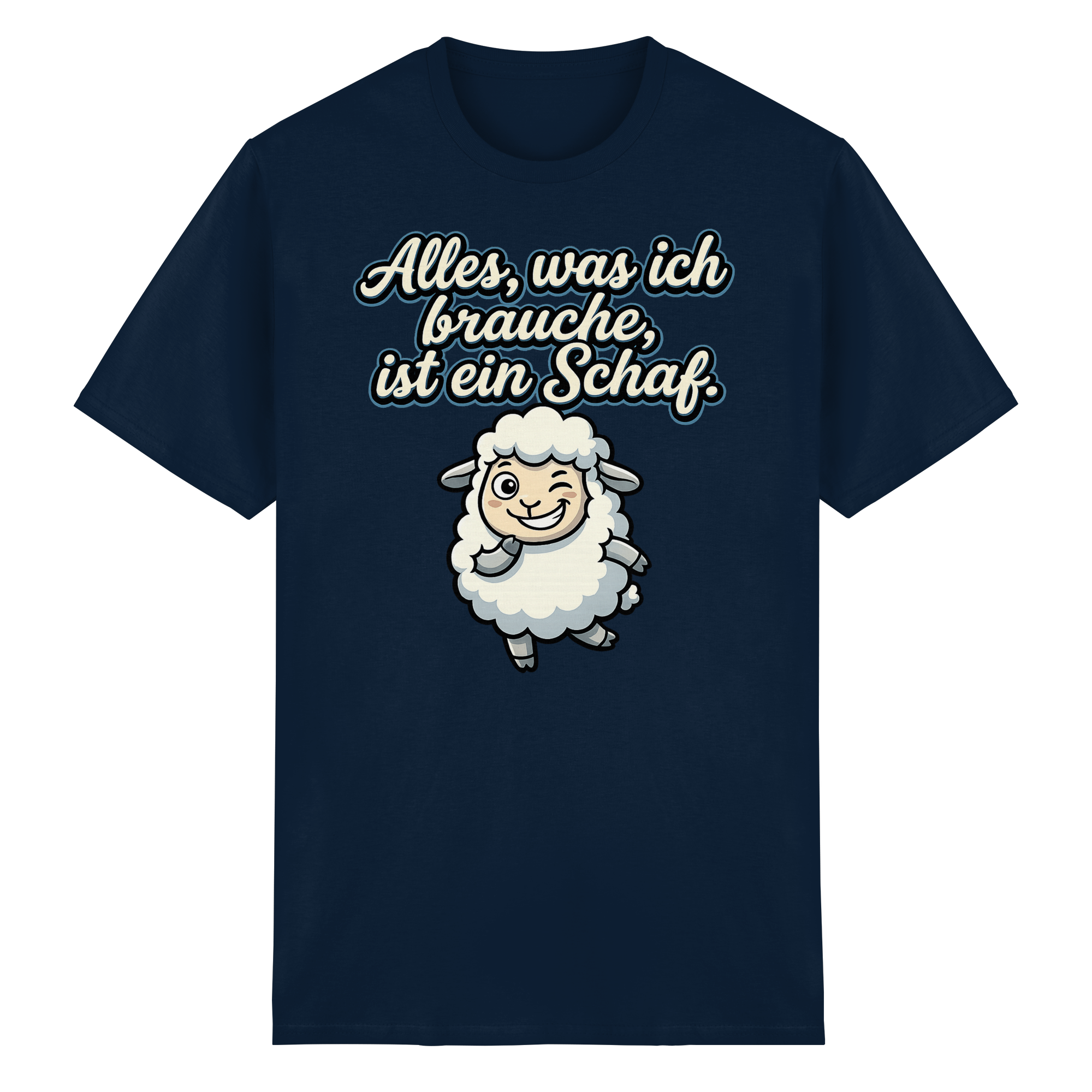 Alles, was ich brauche, ist ein Schaf!  - Heavy Cotton T-Shirt