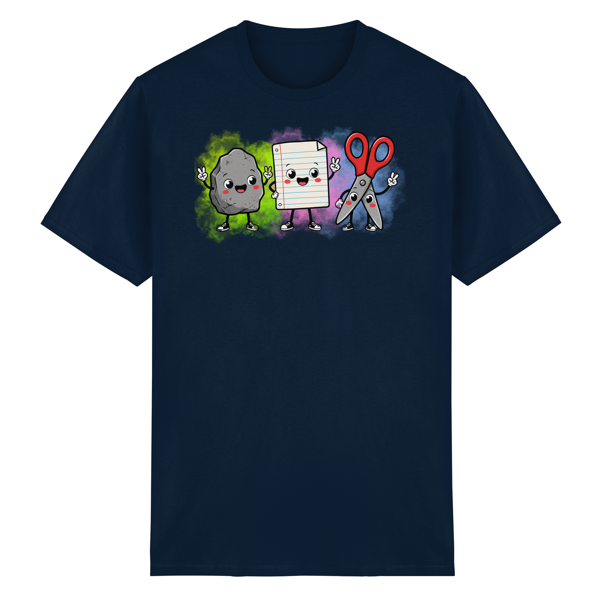 Stein schlägt Schere schlägt Papier! - Heavy Cotton T-Shirt