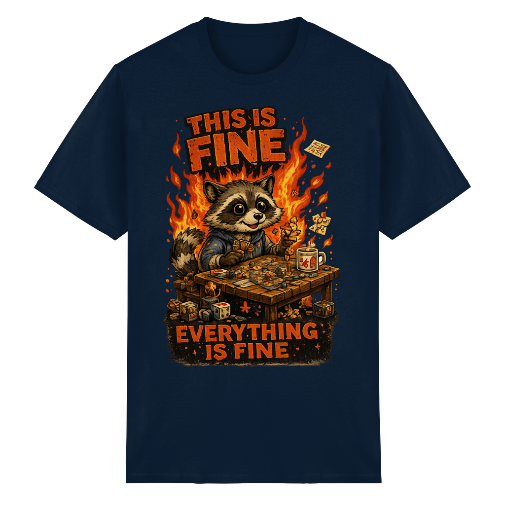 This Is Fine Club! - Heavy Cotton T-Shirt