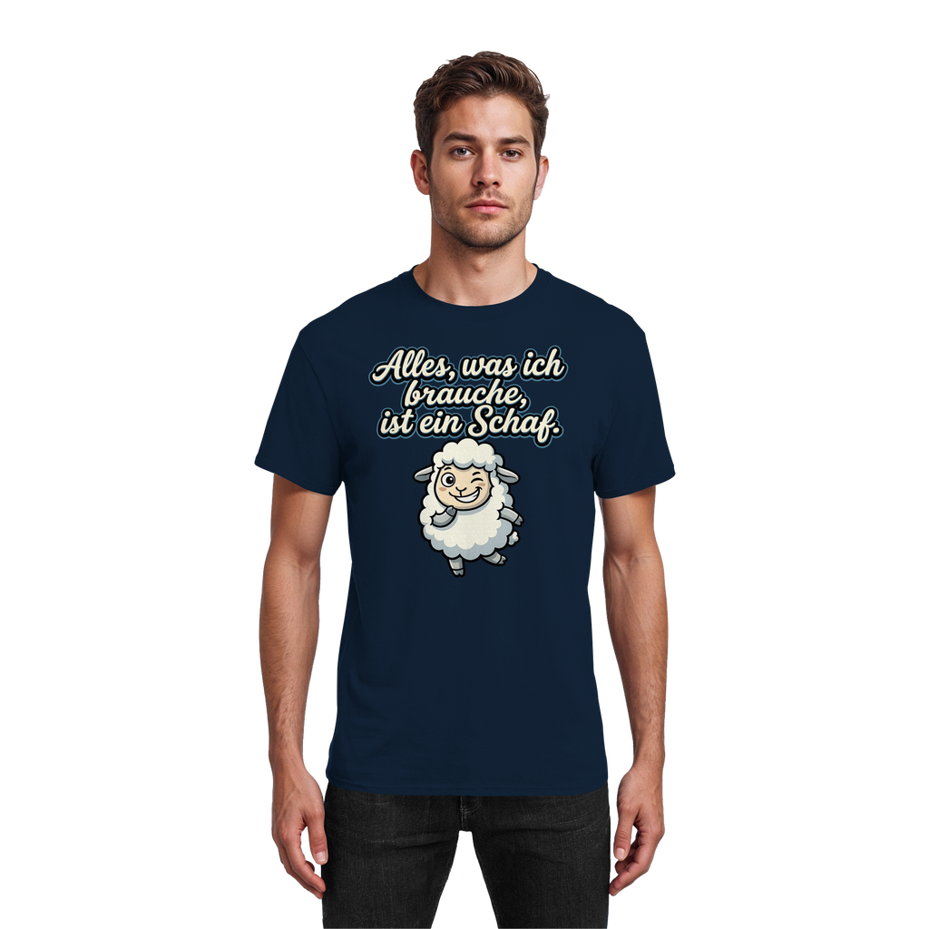 Alles, was ich brauche, ist ein Schaf!  - Heavy Cotton T-Shirt