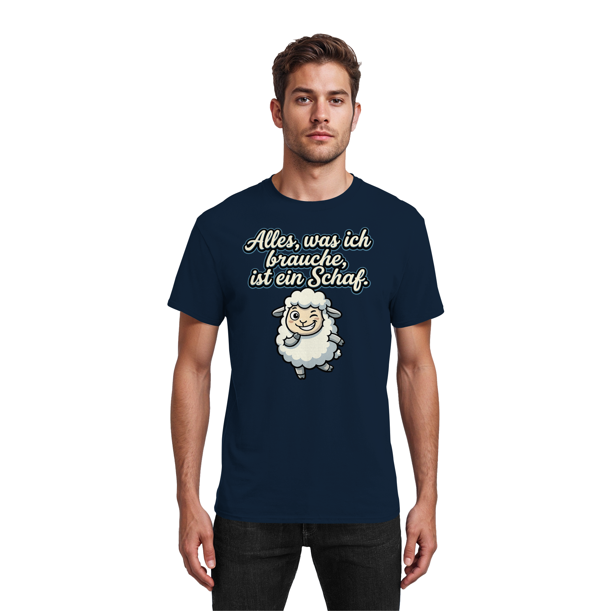 Alles, was ich brauche, ist ein Schaf!  - Heavy Cotton T-Shirt