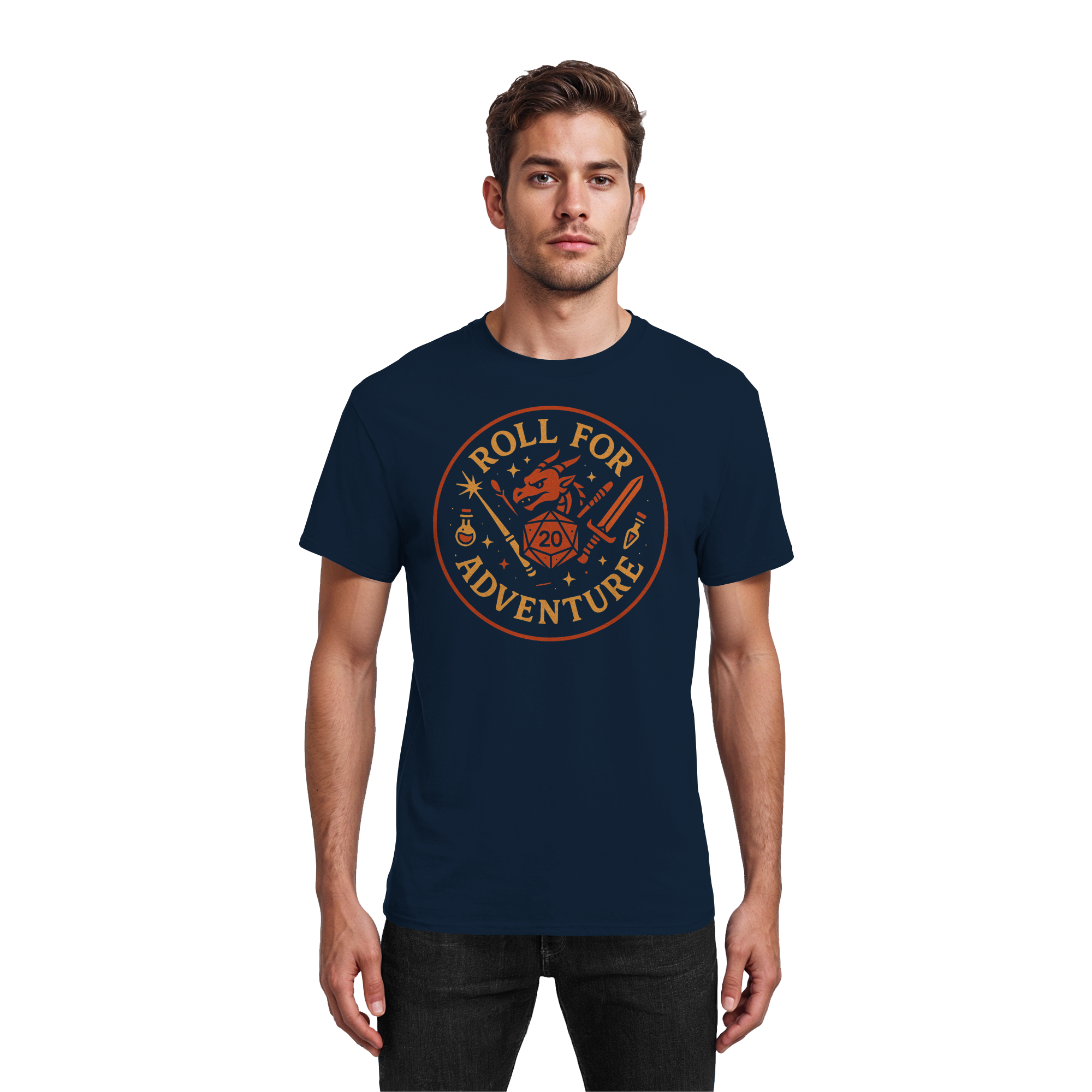 Roll for Adventure - Heavy Cotton T-Shirt